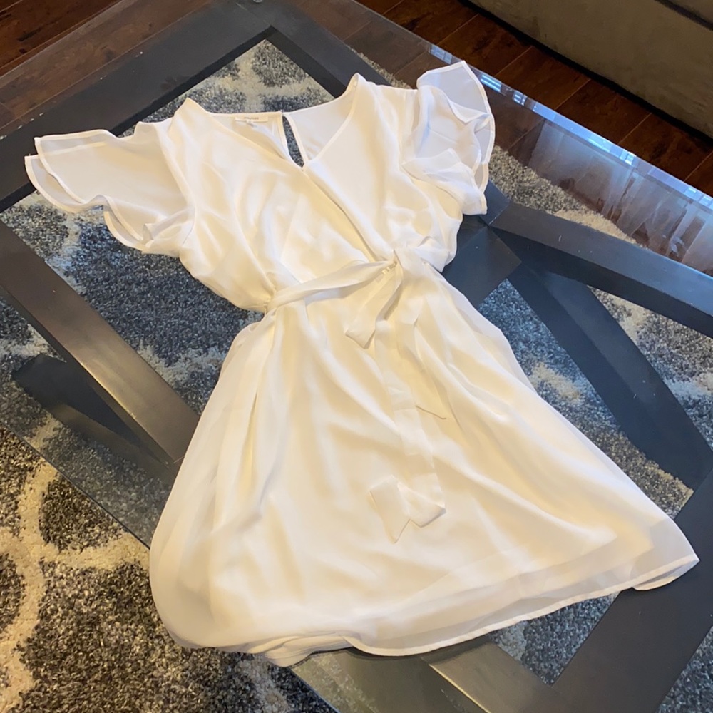 Maurices white dress size Large